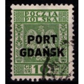 1934-36 - Polsk post i Danzig - Frimærke - Stemplet.